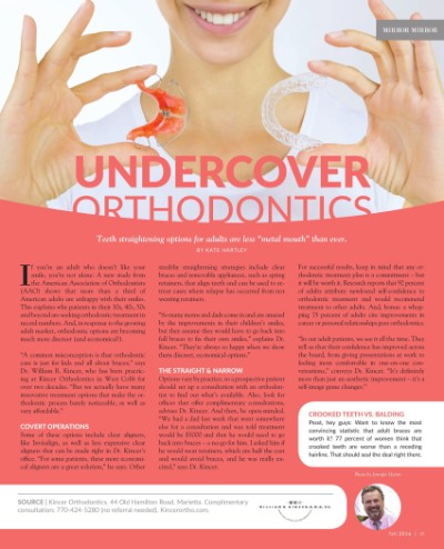 Article thumbnail - Undercover Orthodontics