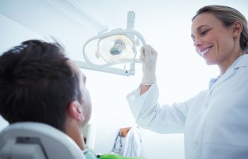 Orthodontic Patient in Chair, 