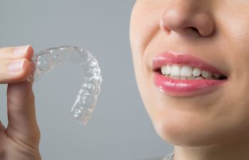 woman With Clear Braces, 